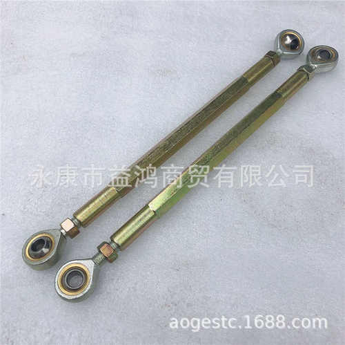 ATV钢管四轮卡丁沙滩车 改装配件转向球头拉杆鱼眼球头10MM外螺蚊