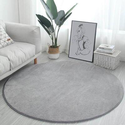 Round carpet bedroom bedside cushion blanket table floor mat