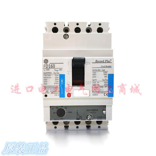 原装波兰进口美国通用GE空开FD160断路器3P 80A100A125A160A现货