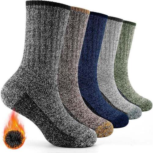 H 98930 Winter Thick Warm Socks 士保暖毛圈袜