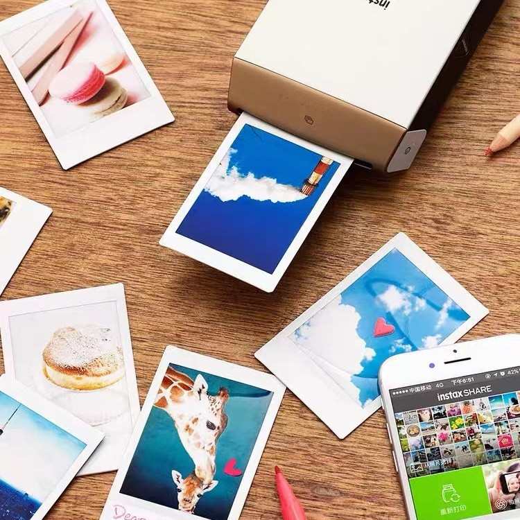 富士 拍立得instax mini相纸 3彩虹10张装 胶片相纸