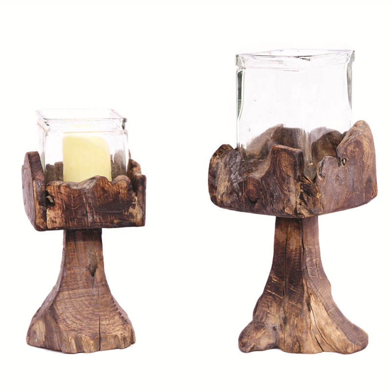 朽木根厂家销售制作工艺蜡烛烛台