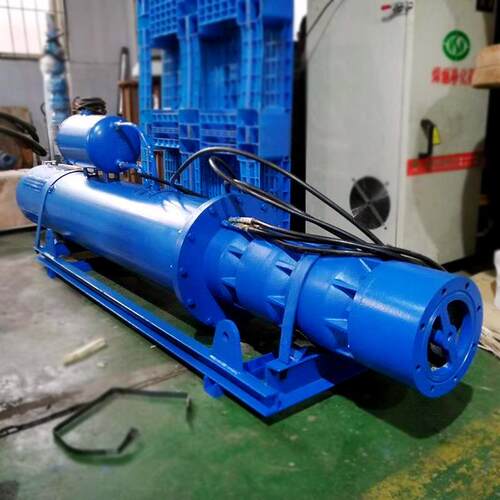 卧用潜水泵QJW大流量卧式潜水泵耐磨铸铁矿山矿井排水河水提升泵