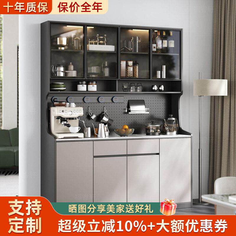 2025新款餐柜客厅收纳柜实木柜子茶水柜收纳柜立柜收纳柜杂物柜