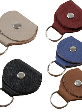 1Pcs High Quality Guitar Pick Holder Genuine Leather Guitarr