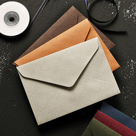 麻织纹特种纸复古创意信封信纸火漆印章封口彩色卡邀请函贺卡