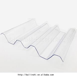 PC光瓦波浪塑料透明瓦380别墅采光亮透明瓦树脂瓦透光采瓦厂家
