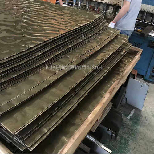 不锈钢水波纹板背景墙饰面板 KTV天花吊顶镜面水波纹板