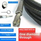 疏通线管弹簧实心轴无缝加硬通水泥块玻璃渣耐用有力