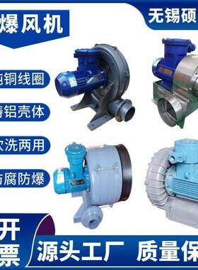 化工工厂使用隔爆高压风机EXR-055BT44kw4000w高密封高压稳定