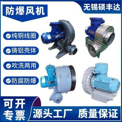 化工工厂使用隔爆高压风机EXR-055BT44kw4000w高密封高压稳定