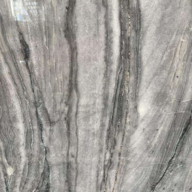 灰色天然铂金灰大理石奢石石材地面工装内墙石水头工厂