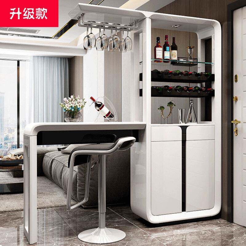 吧台柜玄屏关柜风柜现代酒简约烤饰见包装漆隔断柜间厅柜客厅装柜