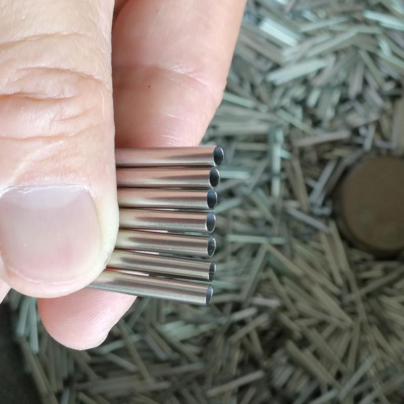 304不锈钢毛细管针管厚壁小口孔径管钢套切割侧孔开槽倒角加工件