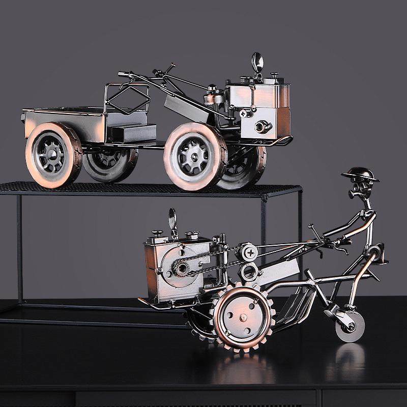 美式复古怀旧拖拉机老式汽车模型创意摆件家居玄关客厅酒柜装饰品,特色手工艺,其他特色工艺品,淘宝优惠券,粉丝福利购,淘宝优惠卷