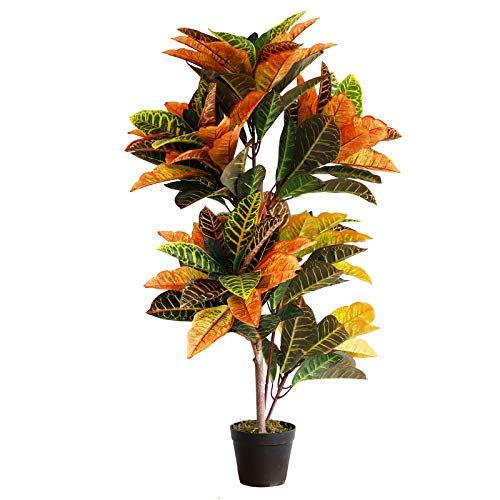 1米七彩色多色人造仿真假洒金榕变色木变叶木假盆景栽七彩叶现货