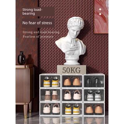 Transparent plastic shoe box dustproof Shoes cabine drawer