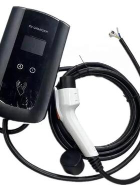 国标7KW22KW新能源充电器充电桩AC16A32A便携充电车户外防水