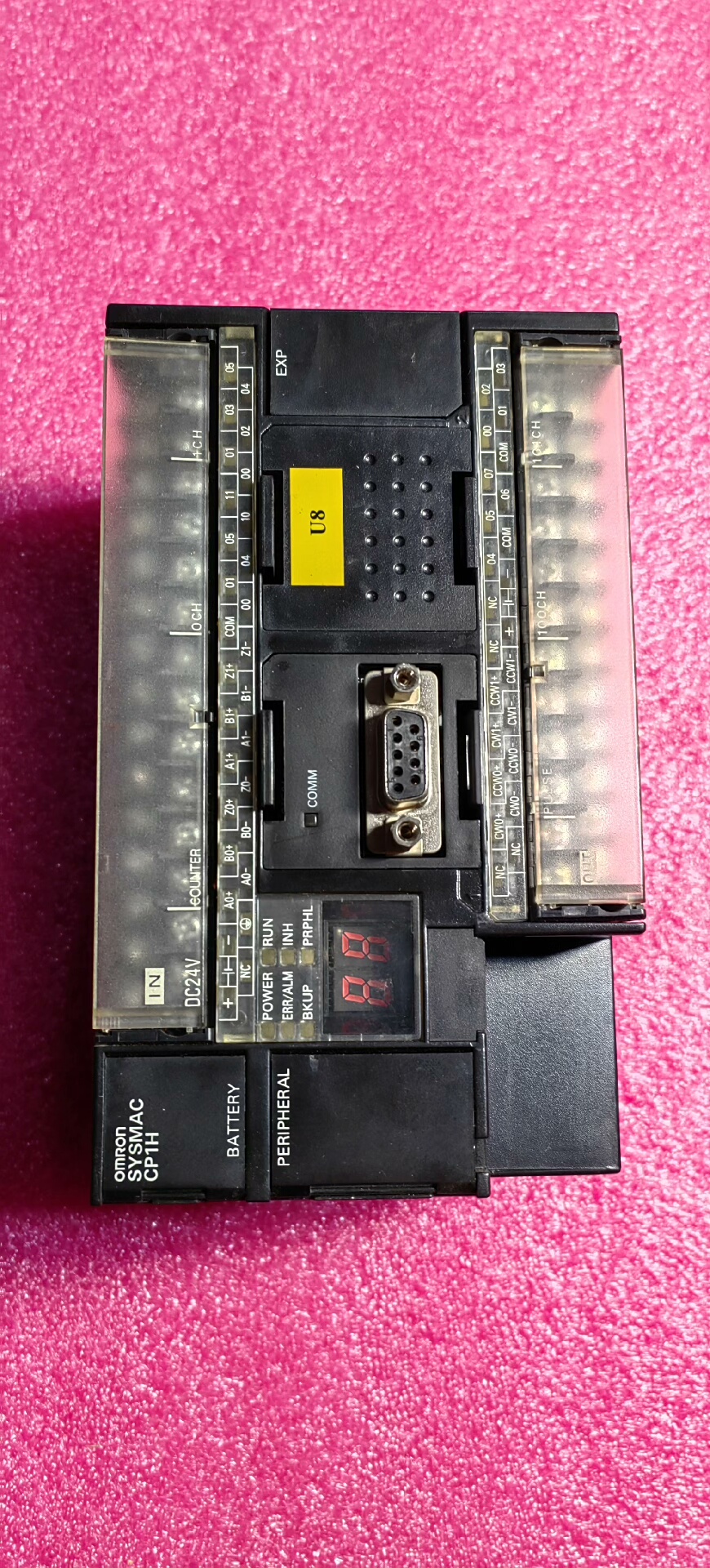 欧姆龙CP1H-Y20DT-D原装拆机，成色漂亮实物图，外壳