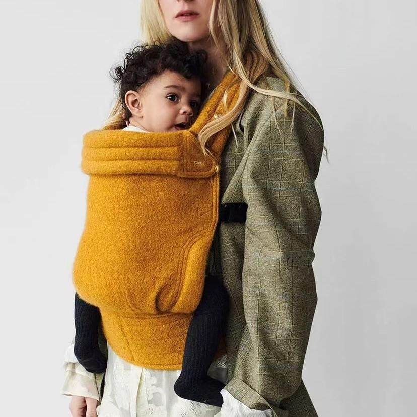 野鸟宝宝双肩冬季双肩背带婴儿挡风保暖背巾外出抱娃神器腰凳套装