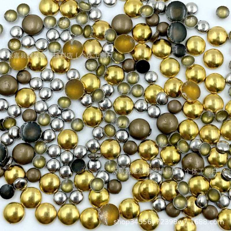 特高中高铜钉铜片烫饰服装DIY钻贴珠片烫图烫钻热烫印饰品厂家直