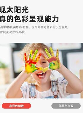 全谱光l卧d室超28薄吸顶灯具护e眼无频闪防眩晕儿童房书房照明灯