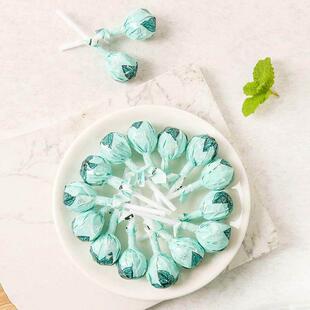 薄荷味棒棒糖强劲清凉结婚喜庆糖果即食零食提神醒脑追剧小零食