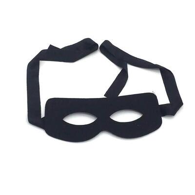 Halloween mask film with Zorro eye mask dance party performa
