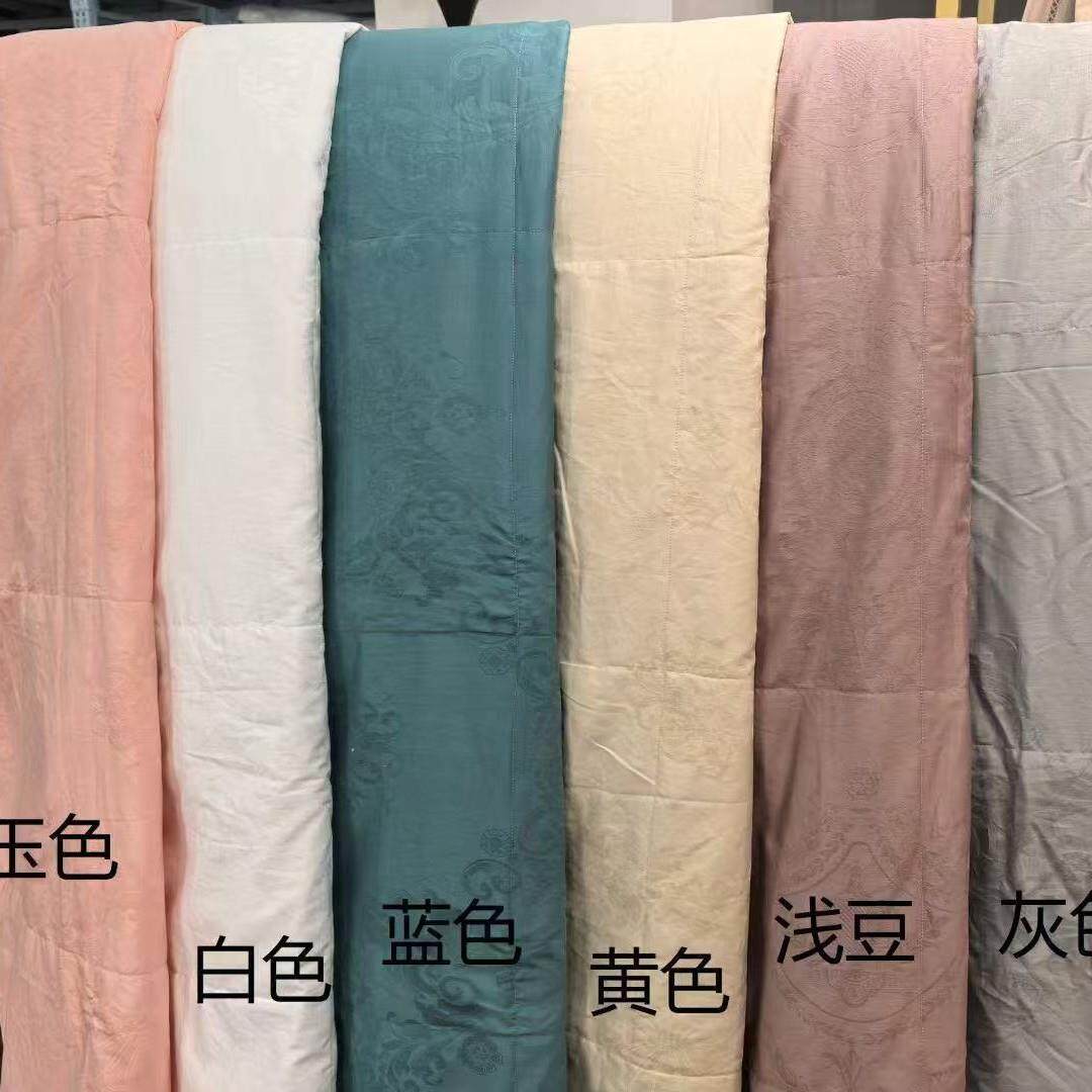 加密全棉双层自充绒糯棉羽绒被被壳被套半成品不钻绒专用内胆套