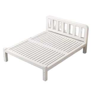 加厚加固铁床铁艺床双人床1.8现代简约小户型1米出租房单人床