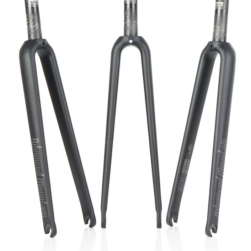 AM R6超轻碳纤维前叉公路自行车碳前叉圈刹公路碳叉carbon fork