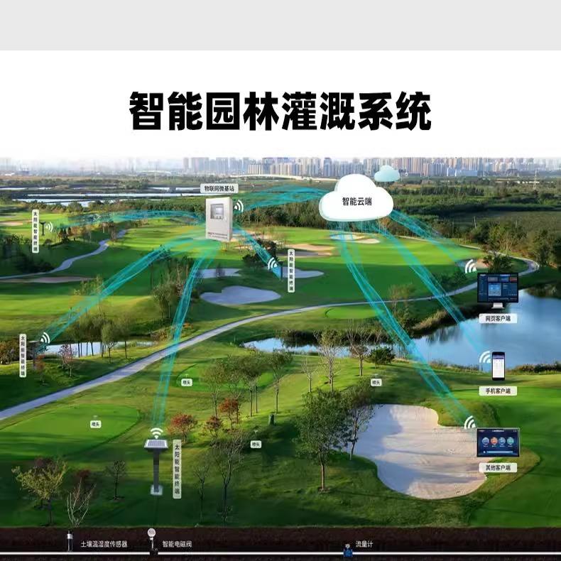 农业喷淋智能节水灌溉系统园艺花园自动滴灌浇水无线阀门控制器
