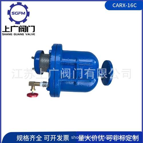CARX-16C复合式排气阀铸钢法兰排气阀法兰自动排气放气阀
