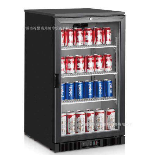 啤酒柜冷藏柜小型嵌入立式酒吧吧台商用冰柜单开门风冷饮料展示柜