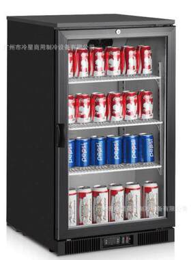 啤酒柜冷藏柜小型嵌入立式酒吧吧台商用冰柜单开门风冷饮料展示柜