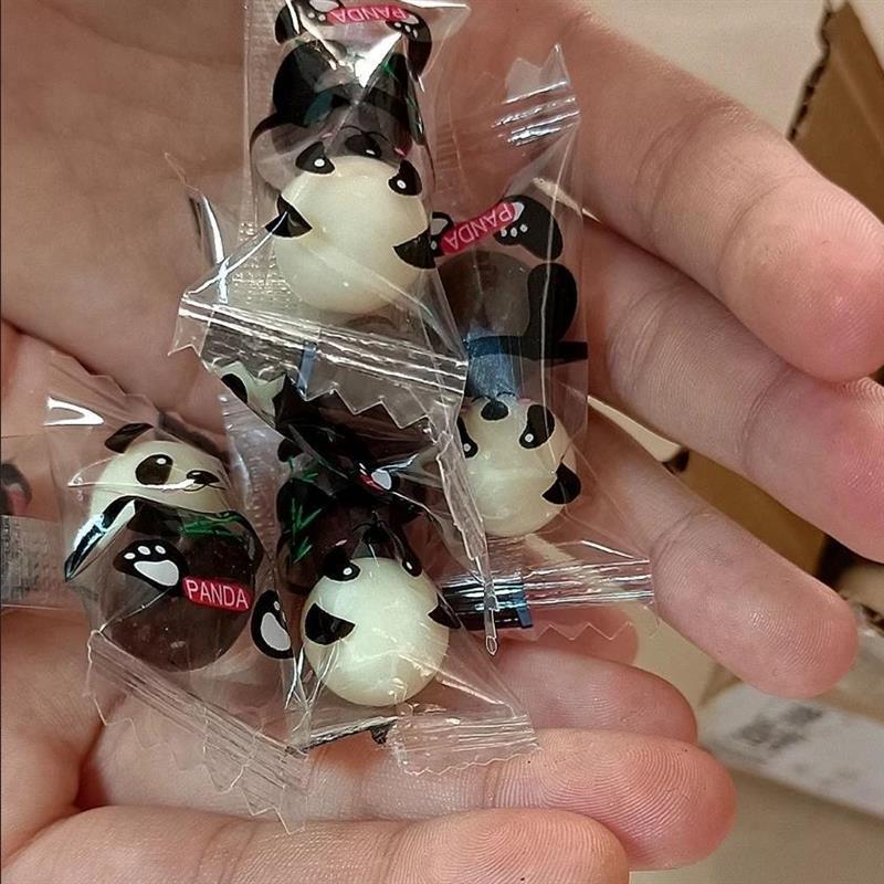 熊猫麦丽素巧克力夹心豆儿童休闲网红零食年货食品喜糖糖果