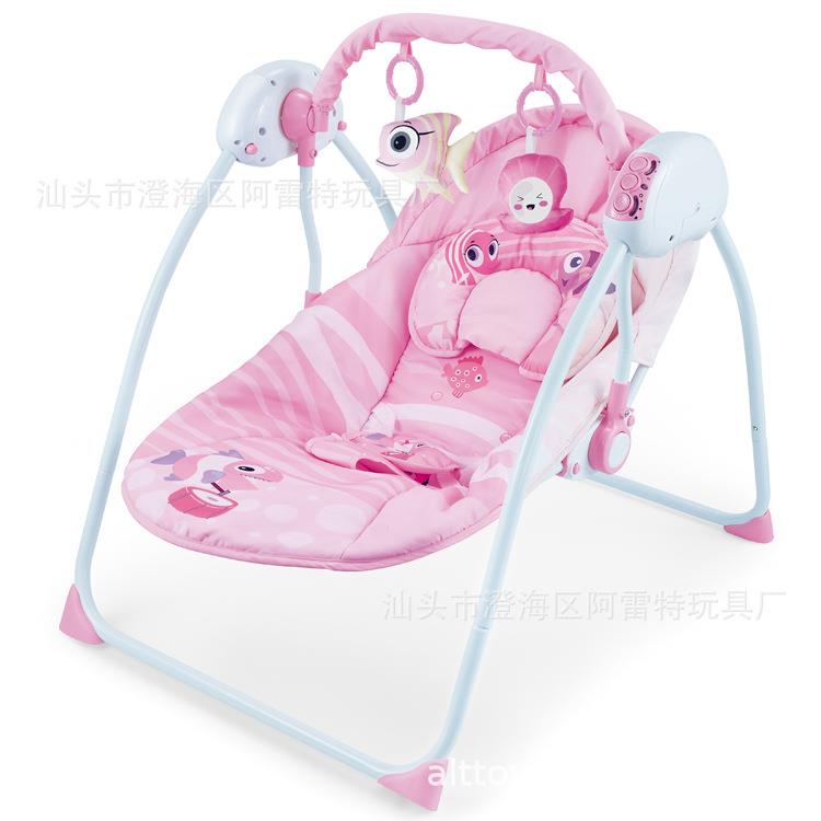 儿智遥控秋千多功能HB01027婴儿摇椅带蚊帐电动千安抚椅婴能儿童