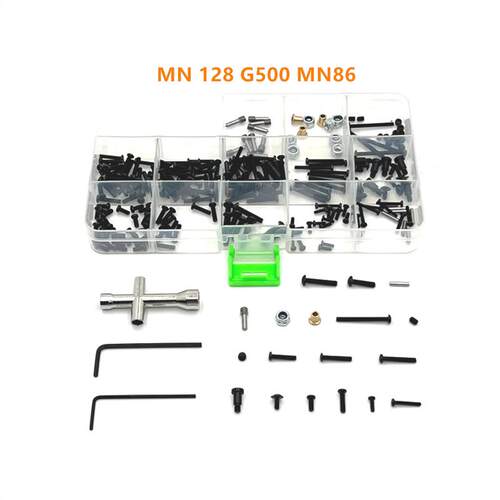252PCS 螺丝工具盒 适用 莽牛 1/12 MN128 MN86 G500 遥控车改装