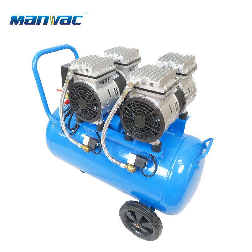 低音无油空压机220V迷你环保小型便携家用木工喷漆装修专用气泵