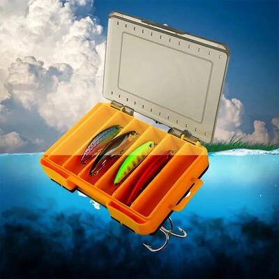 12 Compartments Fishing Box Outdoor Portable Double Sided Lu