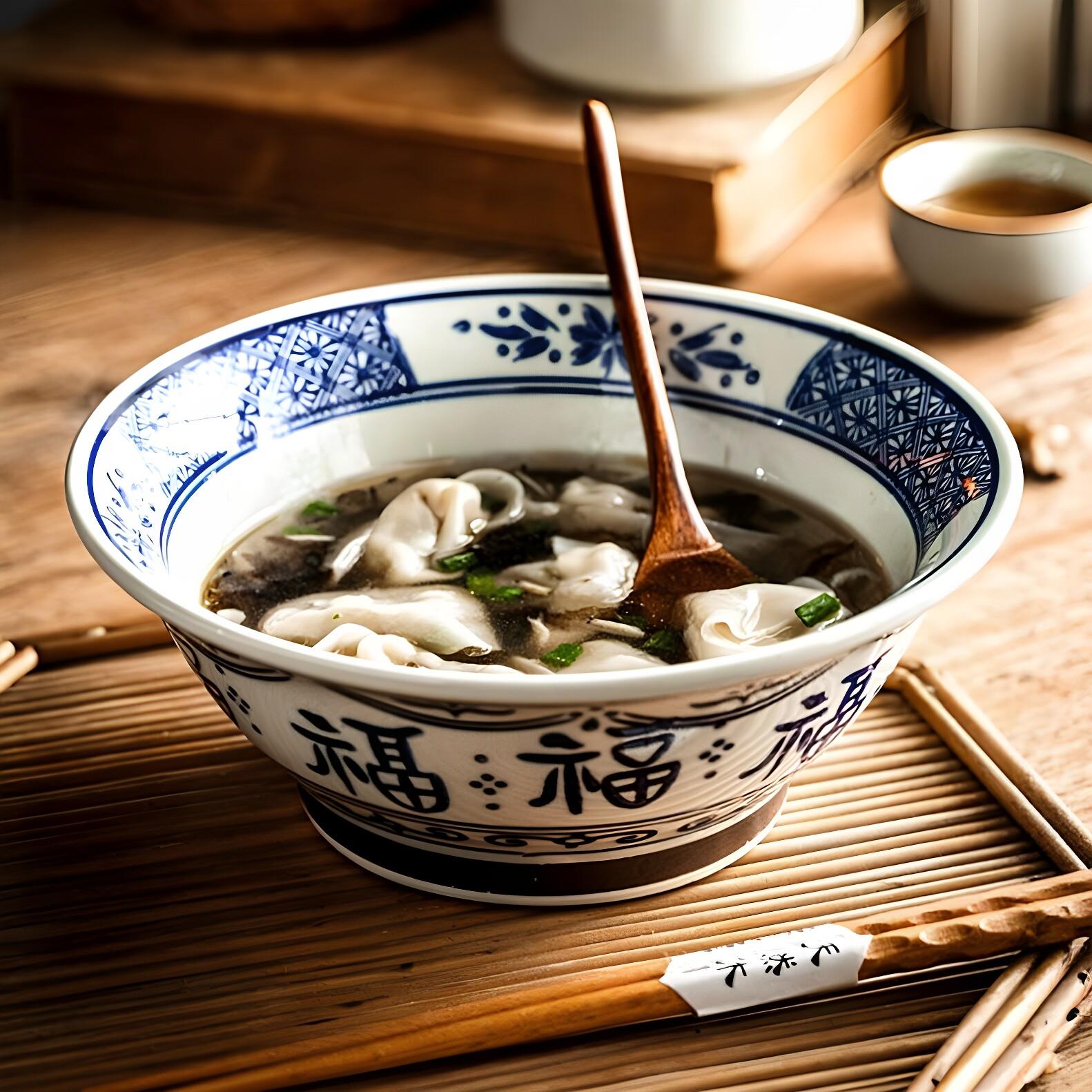 好看的馄饨碗漂亮汤面碗饭碗家用2026新款面碗个人专用精致碗陶瓷