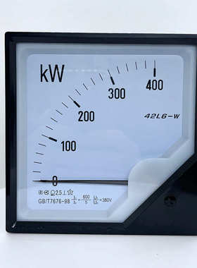 42L6-KW指针式三相有功功率表380V200KW400KW500KW1MW千兆瓦特表