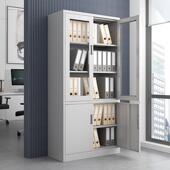 山东文件柜料WJG20240柜证办公室铁皮柜带锁落地资物柜钢制多层凭