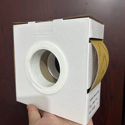 PC33纸基 跨境打磨砂砂卷长条70mmx12米手撕黄色旋风多孔砂纸卷