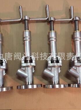 QYF-16P/RL法兰式柱塞取样阀手摇柱塞式取样阀304/316L材质