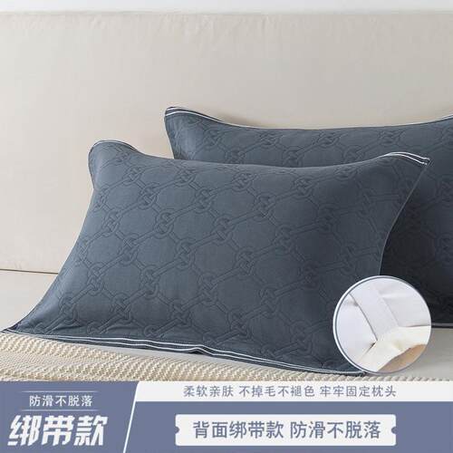 欧式防滑枕巾一对纯棉纱布男生成人吸汗带耐脏绑带枕头巾