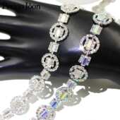 链辅料手工DIY烧焊水钻ML169现货钻链 饰码 婚纱帽子服装 水钻装