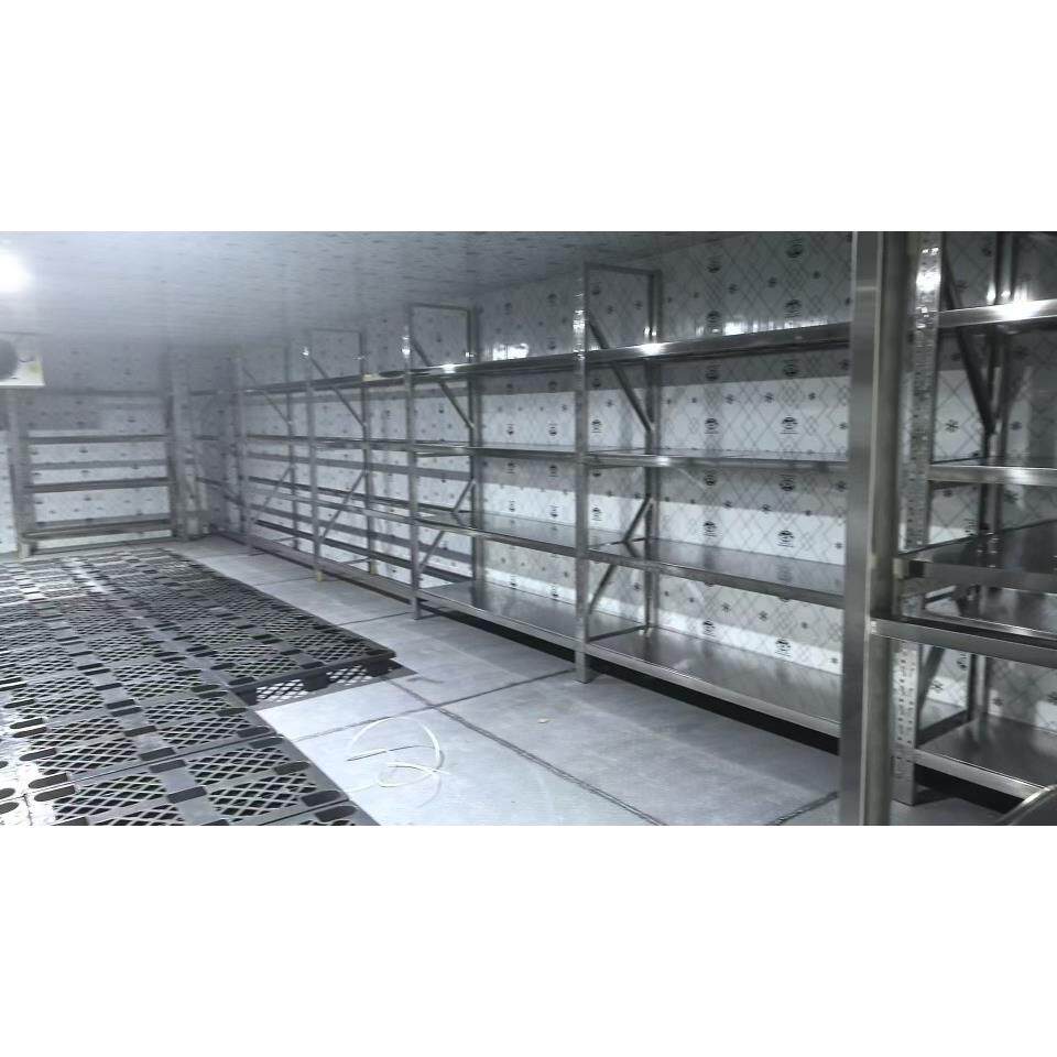 商用落地四层不锈钢货架冷库餐饮拆卸式置物架重型仓储不锈货架