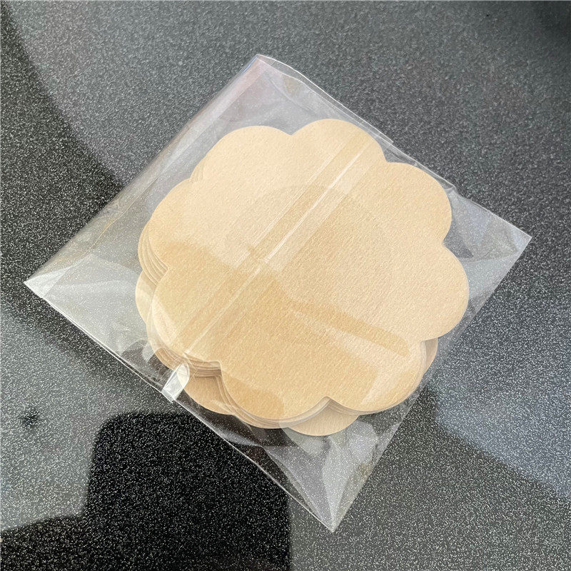 无纺布厂家现货走光绸缎胸贴乳贴