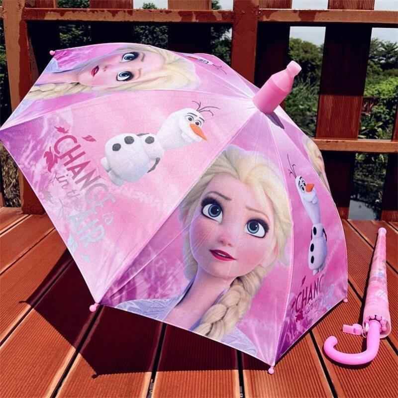 女孩艾莎公主雨伞冰雪奇缘爱莎艾沙男女童儿